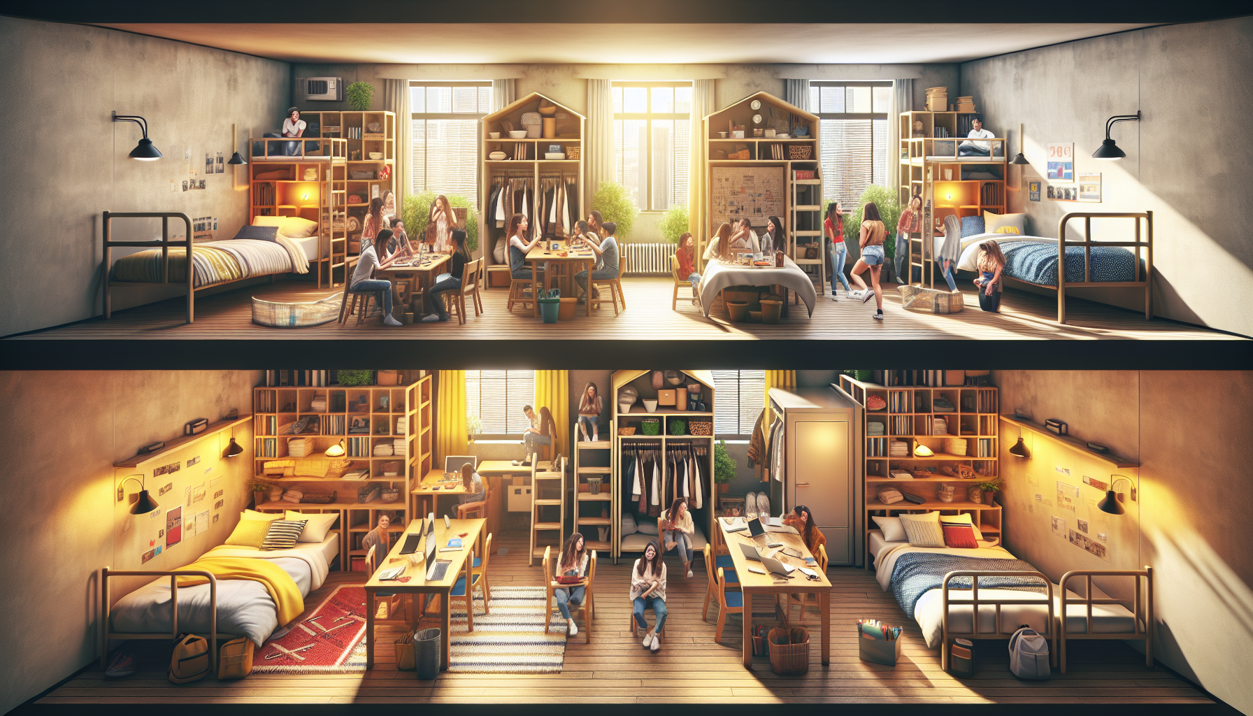 Cazarea în cămin versus chirie privată: analizează costurile și bugetul pentru studenți